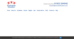 Desktop Screenshot of exclusiveeducation.co.uk