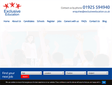 Tablet Screenshot of exclusiveeducation.co.uk